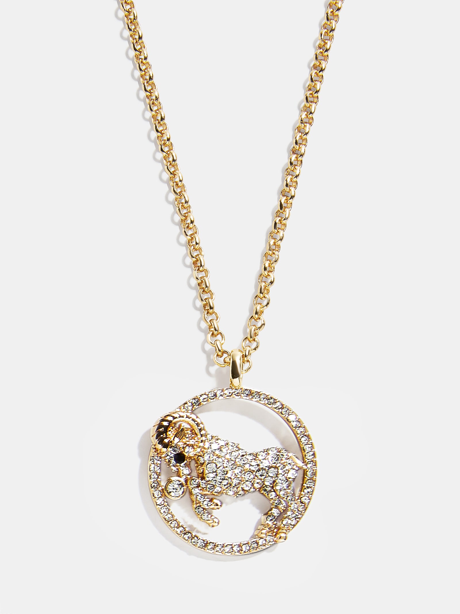 Andrea Zodiac Necklace - Aries – Zodiac pendant necklace – BaubleBar