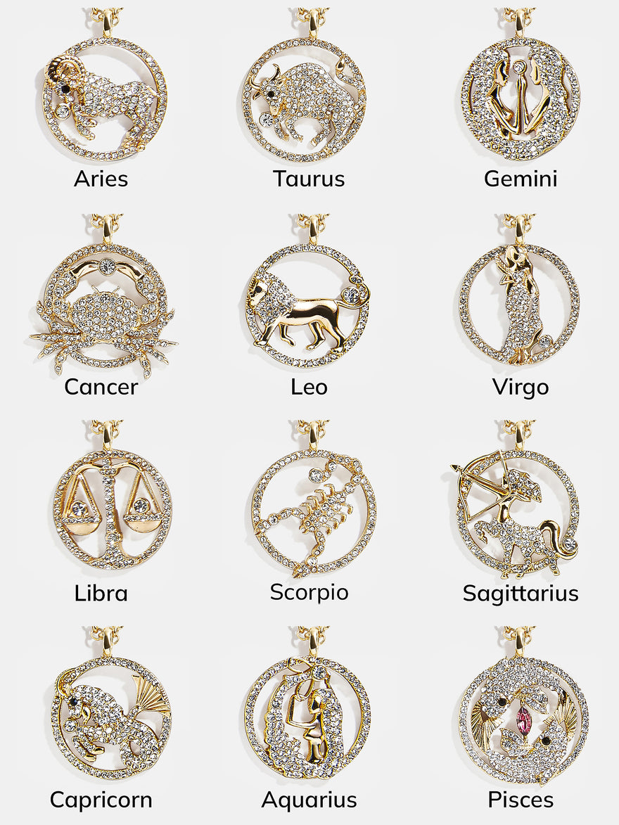 Andrea Zodiac Necklace - Virgo