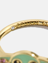BaubleBar STAR WARS™ GROGU™ Ring Set - Gold/Green - 
    Set of four STAR WARS™ GROGU™ rings