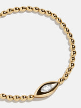 BaubleBar Silma 18K Gold Evil Eye Bracelet - Gold/Pavé -
Limited Time: Enjoy 20% Off