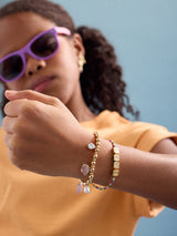 BaubleBar You’re Spe-Shell Kids’ Charm Bracelet - Seashell -
Kids' stretch bracelet