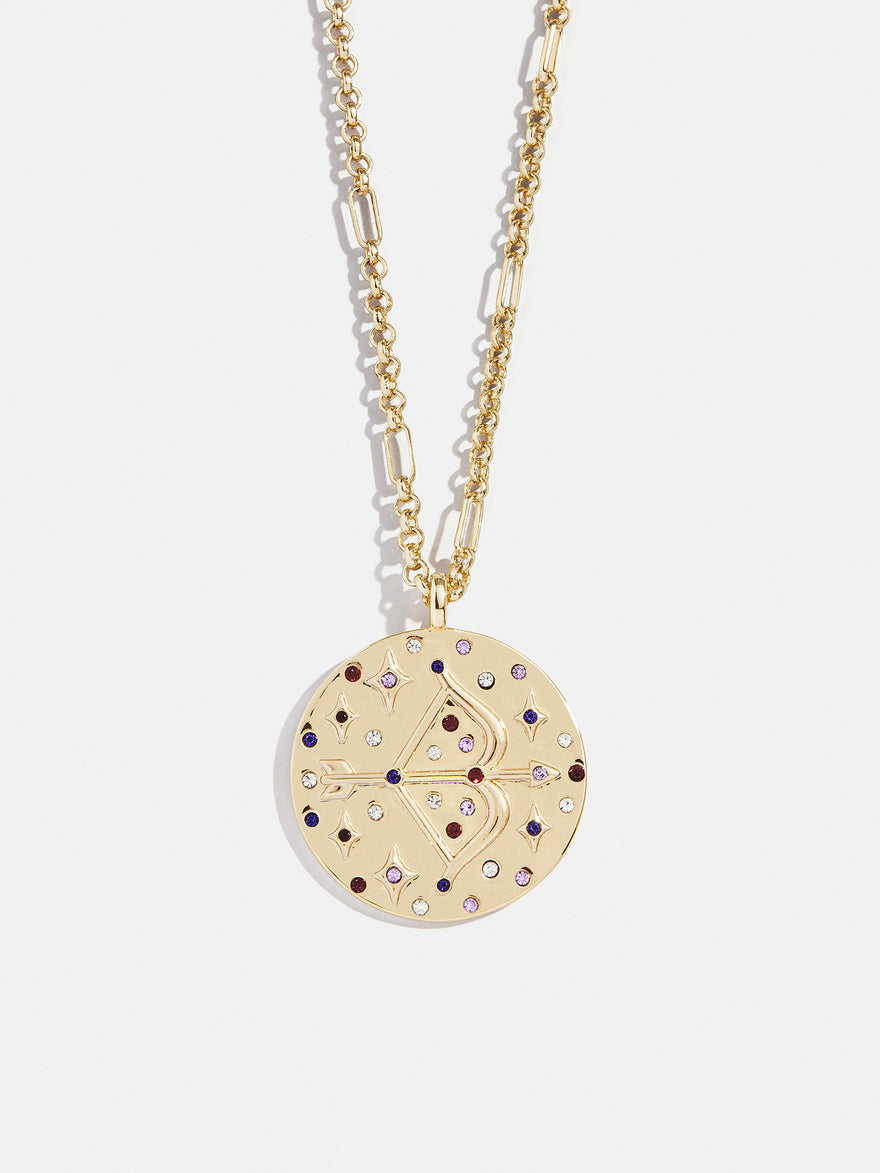 Zodiac Pendant Necklace - Sagittarius