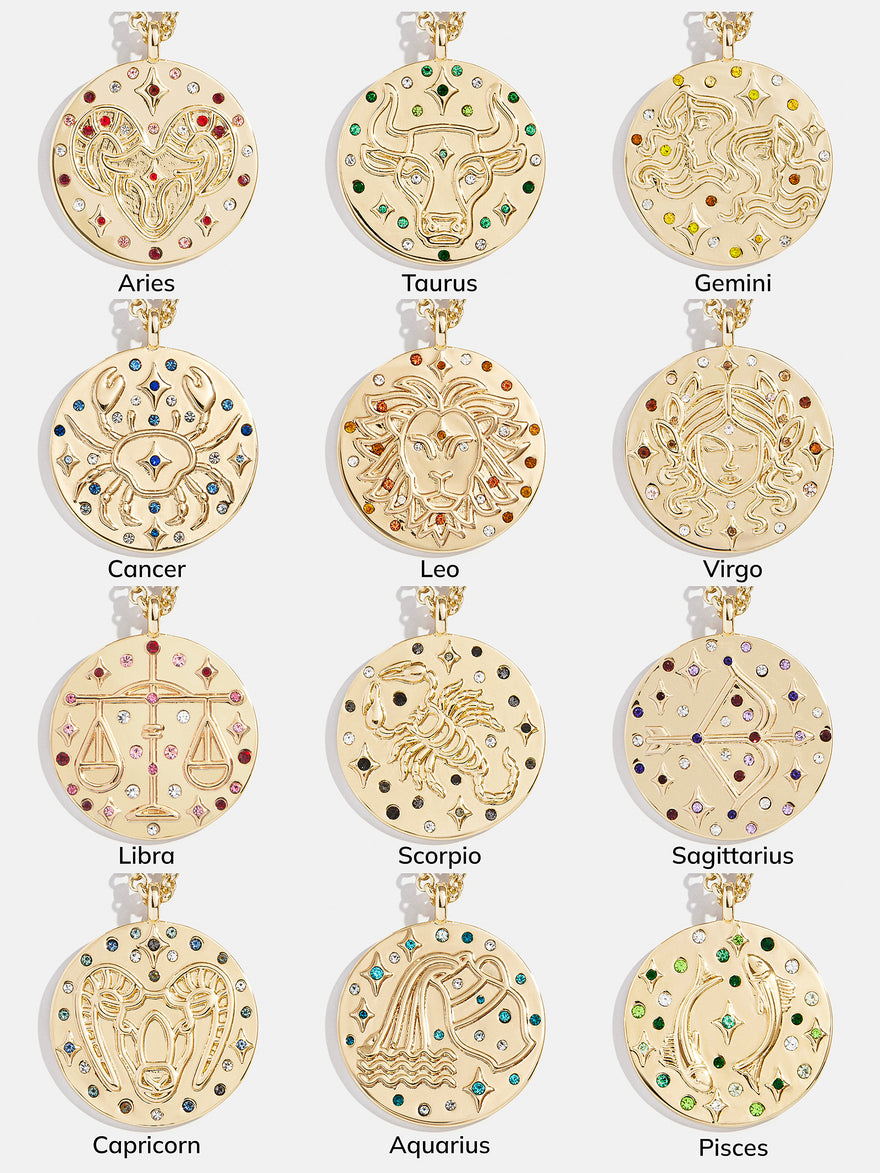 Zodiac Pendant Necklace - Capricorn