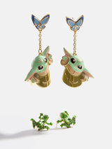BaubleBar STAR WARS™ GROGU™ Earring Set - Gold/Green - 
    Set of two STAR WARS™ GROGU™ earrings