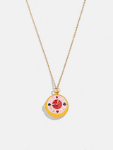 BaubleBar Disney Alice in Wonderland Locket - Gold/Multi - 
    Alice in Wonderland locket necklace