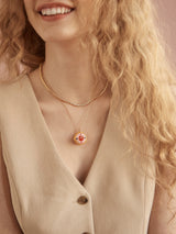 BaubleBar Disney Alice in Wonderland Locket - Gold/Multi - 
    Alice in Wonderland locket necklace