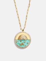 BaubleBar 18K Gold Ocean Reversible Pendant Necklace - Aqua - 
    EXTRA 20% Off Sale. Prices as marked.