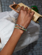 BaubleBar Evil Eye Cuff Bracelet - Evil Eye - 
    Crystal bracelet for stacking