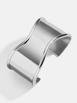 BaubleBar Ashanti Cuff Bracelet - Silver -
Asymmetrical Cuff Bracelet