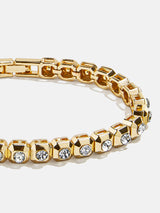 BaubleBar Megan Tennis Bracelet - Gold/Pavé -
Crystal tennis bracelet