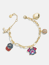 BaubleBar MLB Charm Bracelet - Atlanta Braves -
MLB charm bracelet
