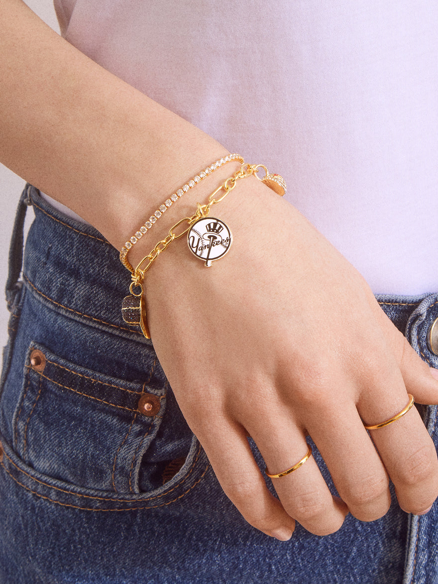 MLB Charm Bracelet - New York Yankees
