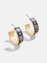 BaubleBar WEAR By Erin Andrews X BaubleBar New York Yankees Enamel Hoop Earrings - New York Yankees -
Our (Biggest) End of Year Sale. Prices as marked.