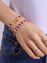 BaubleBar WEAR By Erin Andrews x BaubleBar Philadelphia Phillies Bracelet Set - Philadelphia Phillies - 
    One Philadelphia Phillies stretch bracelet, one tennis bracelet