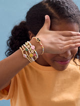 BaubleBar Island Time Kids’ Bracelet Set - Seashell -
Set of five stretch bracelets