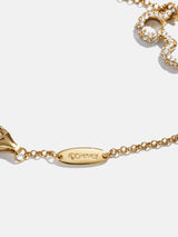 BaubleBar Disney Mickey Mouse 18K Gold Plated Sterling Silver Pavé Bracelet - Gold/Pavé - 
    18K Gold Plated Sterling Silver, Cubic Zirconia