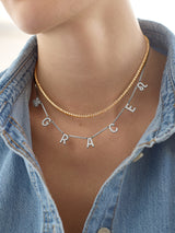 BaubleBar Sterling Silver Custom Icon Necklace - Sterling Silver. Pavé Cubic Zirconia Stones -
It's Black Friday Week: Enjoy 20% off.