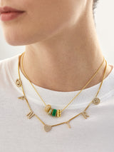 BaubleBar 18K Gold Custom Icon Necklace - 18K Gold. Pavé Cubic Zirconia Stones -
Limited Time: Enjoy 20% Off