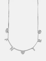 BaubleBar Sterling Silver Custom Icon Necklace - Sterling Silver. Pavé Cubic Zirconia Stones -
It's Black Friday Week: Enjoy 20% off.