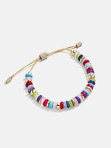BaubleBar Paola Semi-Precious Bracelet - Gold/Multi - 
    Semi-precious pull-tie bracelet