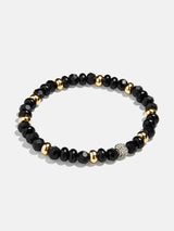 BaubleBar Marysol Semi-Precious Bracelet - Black - 
    Pavé semi-precious stretch bracelet