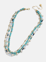 BaubleBar Rowan Semi-Precious Layered Necklace - Gold/Blue -
3-in-1 turquoise necklaces