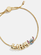 BaubleBar Disney Stitch Bubble Slider Custom Bracelet - Stitch - 
    Personalized name bracelet