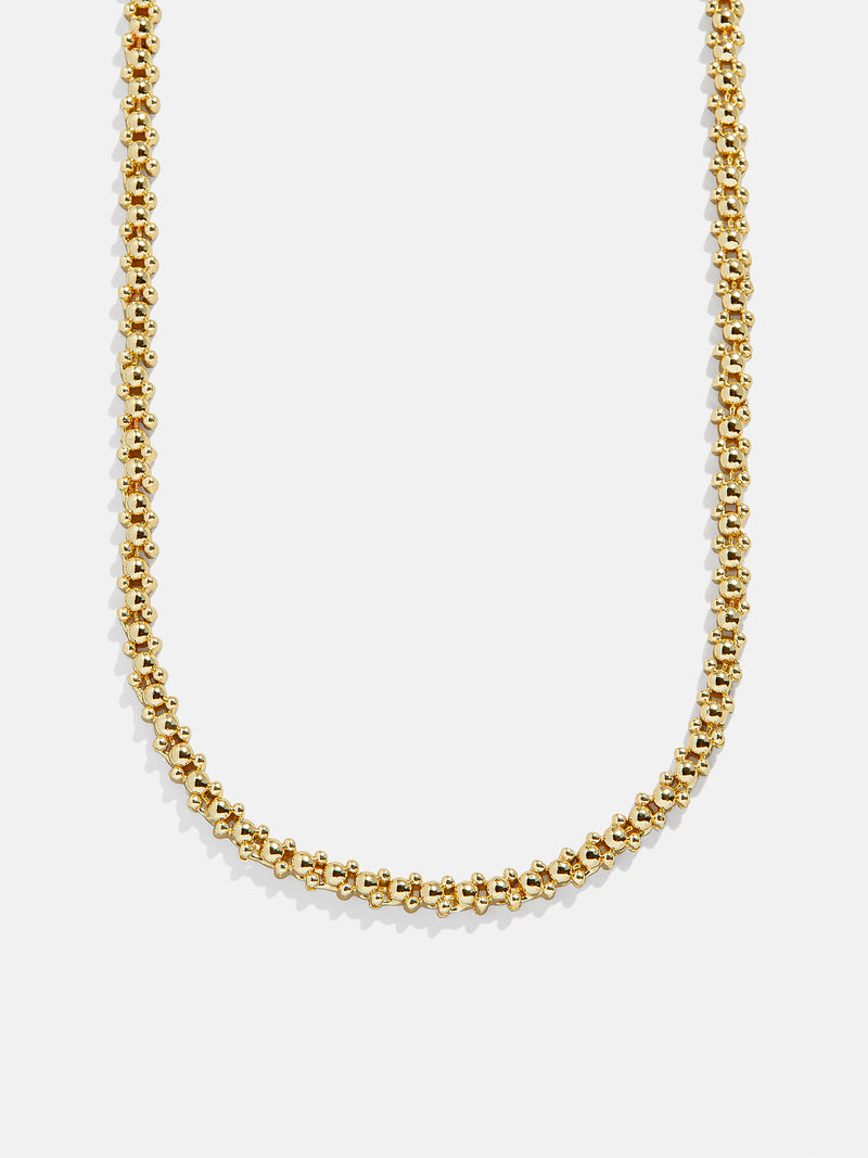 Disney Mickey Mouse Repeating Tennis Necklace - Gold