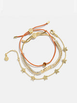 BaubleBar MLB Bracelet Set - Houston Astros -
Set of three Houston Astros bracelets