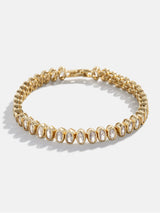 BaubleBar Claudia Tennis Bracelet - Oval Bezel - 
    Crystal tennis bracelet