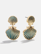 BaubleBar Marni Seashell Earrings - Gold/Turquoise -
It's Black Friday Week: Enjoy 30% off.