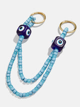 BaubleBar Ojo Bag Charm - Blue -
Evil eye bag charm