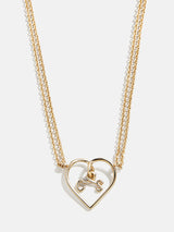 BaubleBar Wired Heart Custom Initial Necklace - Gold - 
    Get Gifting Early: 20% Off Necklaces