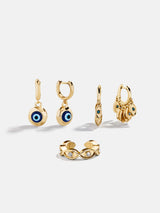 BaubleBar Evil Eye Earring Set - Gold/Blue -
Cyber Monday Ends Soon: EXTRA 30% off sale. Prices as marked.