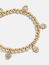 BaubleBar Good Days Pisa Bracelet - Hamsa -
Gold beaded stretch bracelet