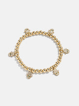 BaubleBar Good Days Pisa Bracelet - Hamsa -
Gold beaded stretch bracelet