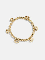 BaubleBar Good Days Pisa Bracelet - Evil Eye -
Gold beaded stretch bracelet