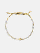 BaubleBar A -
Adjustable bracelet with glass stones