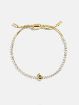 BaubleBar B -
Adjustable bracelet with glass stones