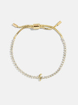 BaubleBar F -
Adjustable bracelet with glass stones