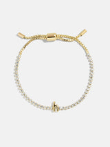 BaubleBar H -
Adjustable bracelet with glass stones
