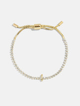 BaubleBar I -
Adjustable bracelet with glass stones