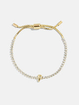 BaubleBar P -
Adjustable bracelet with glass stones