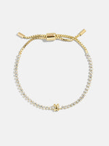 BaubleBar X -
Adjustable bracelet with glass stones
