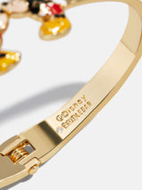 BaubleBar Disney Mickey & Minnie Mouse Kissing Cuff Bracelet - Mickey Mouse & Minnie Mouse - 
    Gold cuff bracelet
