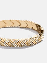 BaubleBar Naya Gold Bracelet - Gold/Pavé -
Gold stacking bracelet