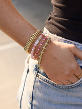 BaubleBar Tamera Gold Bracelet - Gold/Pavé -
Statement stacking bracelet