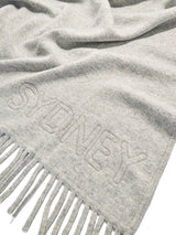 BaubleBar Pure Merino Wool Custom Blanket - Cloud Gray/Dark Gray - 
    Get Gifting Early: 20% Off Custom
