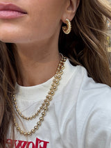 BaubleBar Kayla Gold Hoop Earrings - Gold -
Chunky gold hoop earrings