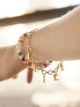 BaubleBar Spaced Letter Custom Charm Bracelet - Gold - 
    Get Gifting Early: 20% Off Custom